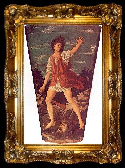 framed  Andrea del Castagno The Young David, ta009-2